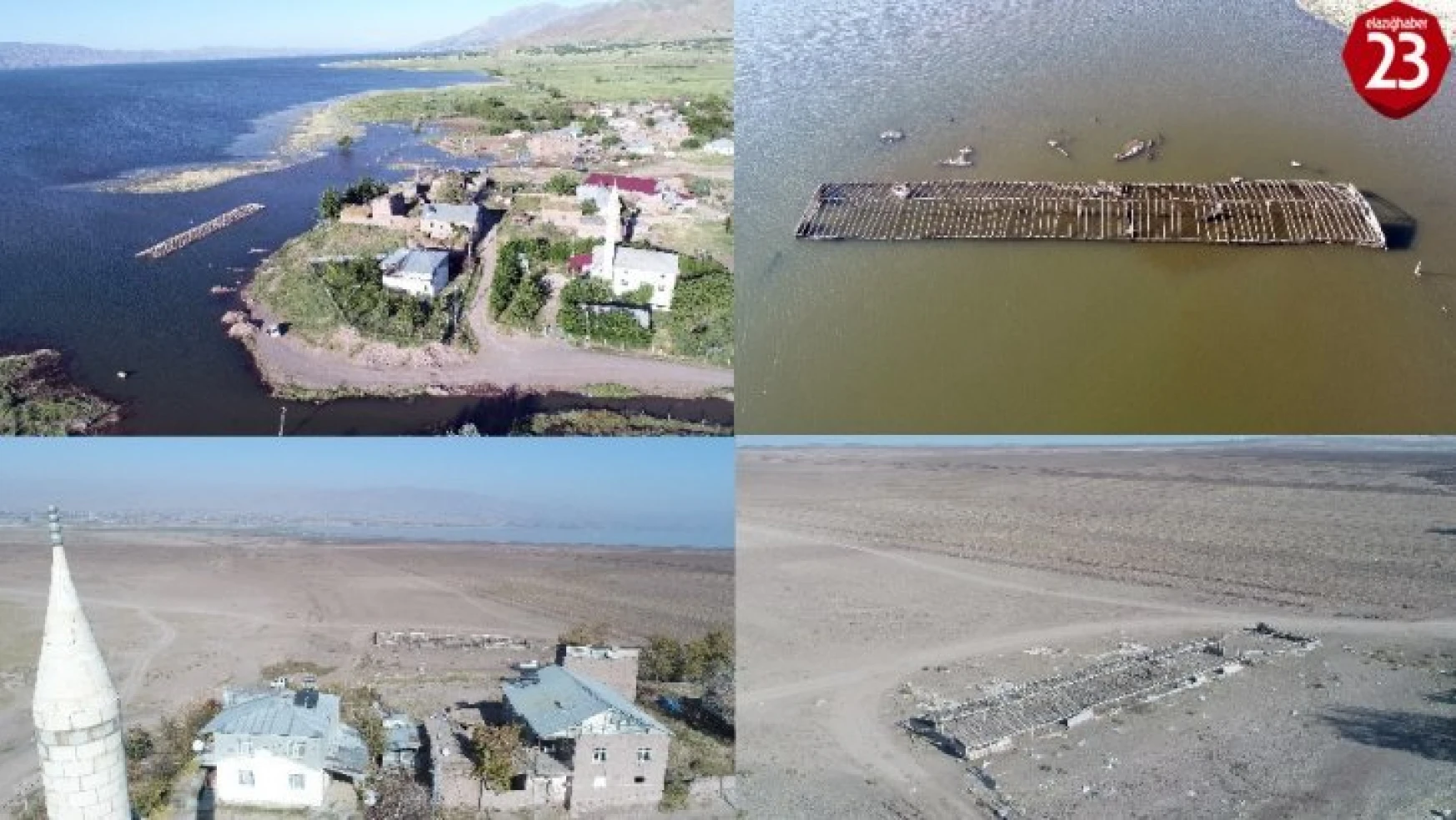 Murat Nehrinde Su Çekildi, 6 Ay Önceki Görüntüden Eser Kalmadı