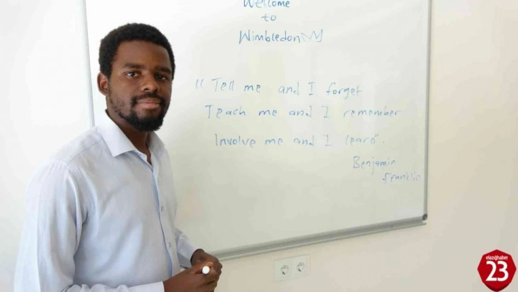 Nijerya'dan Öğrenci Olarak Geldiği Elazığ'da Kendi Dil Okulunu Açtı