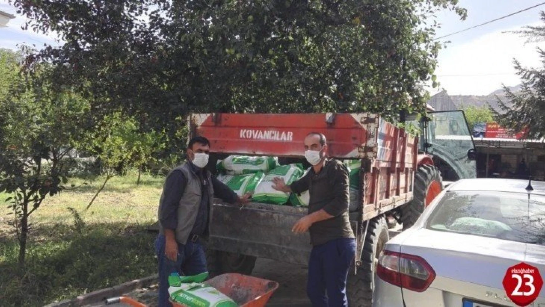 Palu'da 8 ton yem bitkisi dağıtıldı