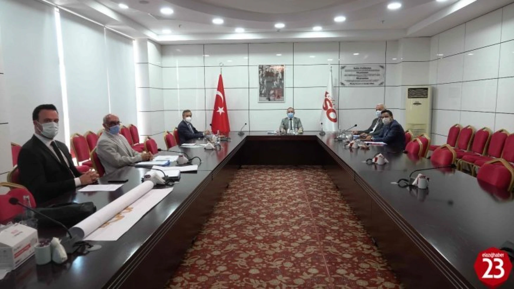 TEKNOVA OSB Yönetim Kurulu Toplantısı Elazığ TSO'da Yapıldı