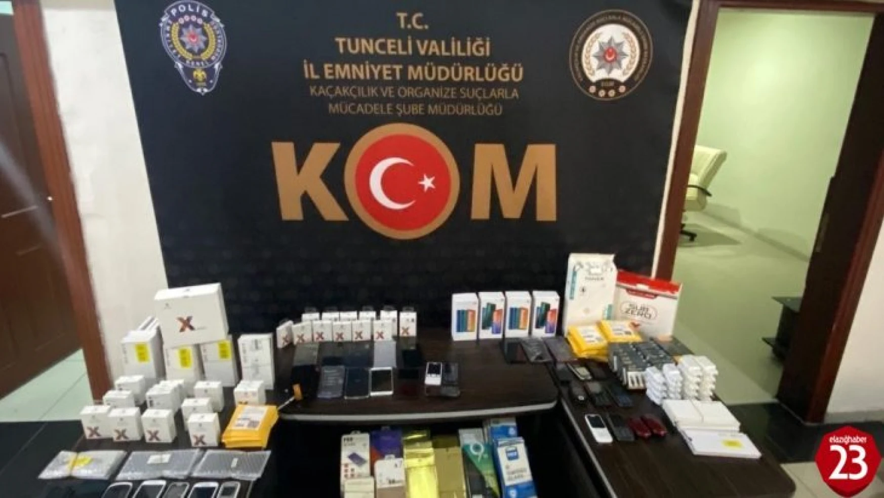 Tunceli'de kaçakçılık operasyonu: 4 gözaltı