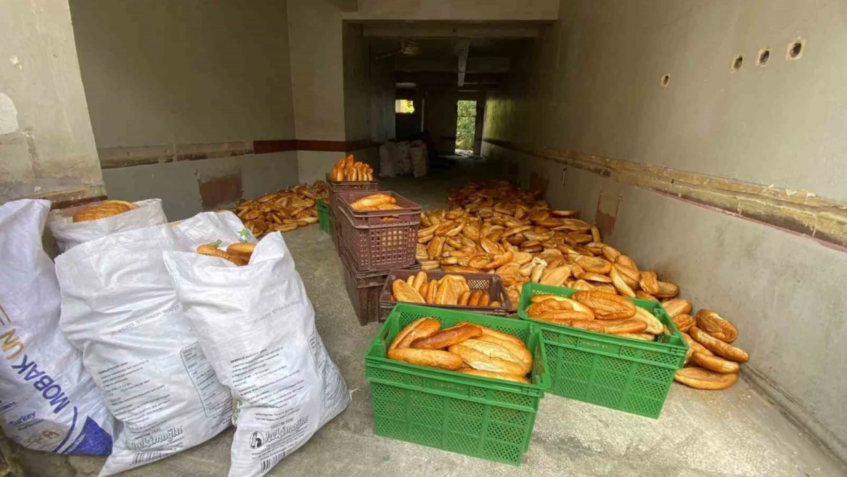 Yüzlerce Ekmek Kullanılmayan Binaya Atılmıştı, Ekipler İnceleme Başlattı