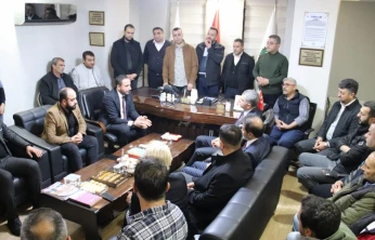 CHP Heyetinden Hizmet-İş Sendikası Elazığ Şubesi'ne Ziyaret