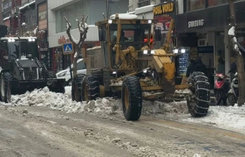 Elazığ Belediyesi Karla Mücadelede Vites Yükseltti