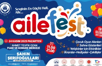 Elazığ Belediyesi'nden AileFest: 24 Kasım'da Aile Bağlarını Güçlendiren Büyük Buluşma