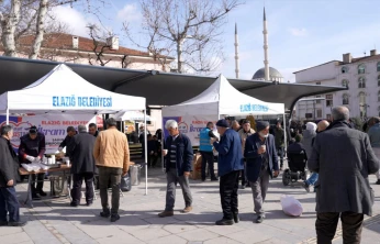 Elazığ Belediyesi'nden Soğuk Günlerde Gönül Isıtan İkram