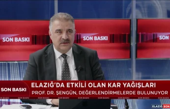Elazığ'da 76 Yılın En Yoğun 24 Saatlik Kar Yağışı
