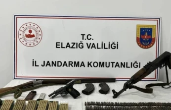 Elazığ'da Ruhsatsız Silah Operasyonu: AK47 ve Yüzlerce Fişek Ele Geçirildi