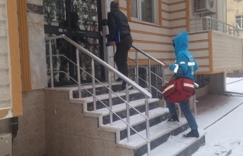 Elazığ'da evde sağlık: Kar, tipi ve soğukta kesintisiz hizmet