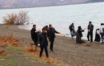 Fırat Üniversitesi Öğrencilerinden 'Sivrice Hazar Gölü Nefes Alsın' Projesi