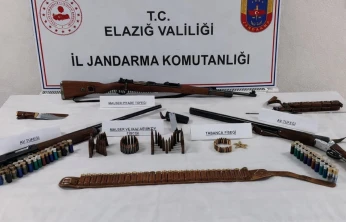 Sivrice'de Silah Operasyonu: Çok Sayıda Ruhsatsız Silah Ele Geçirildi