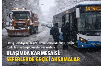 Ulaşımda Kar Mesaisi: Seferlerde Geçici Aksamalar