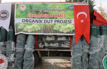'Zahmetsiz Rahmet Dut Projesi'nde Yeni Aşama: Üreticilere Dut Filesi Dağıtıldı