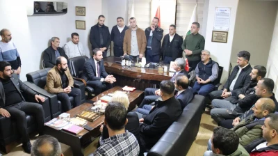 CHP Heyetinden Hizmet-İş Sendikası Elazığ Şubesi'ne Ziyaret
