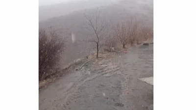 Elazığ'da Kar Yağışı Palu'nun Köylerinde Başladı