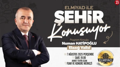 ELMİYAD'dan Şehre Yön Veren Program: 'Elmiyad ile Şehir Konuşuyor' Başlıyor İlk Konuk Elazığ Valisi Numan Hatipoğlu
