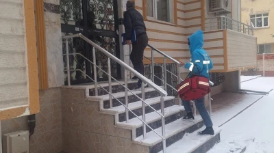 Elazığ'da evde sağlık: Kar, tipi ve soğukta kesintisiz hizmet