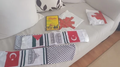 Merhume Ablası İçin Anlamlı Farkındalık: Filistin Atkısı ve Kitap Hediye Edilecek