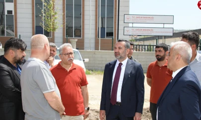 Başkan Şerifoğulları Sanayi Mahallesi'ndeki Asfalt ve Kavşak Çalışmalarını Yerinde İnceledi