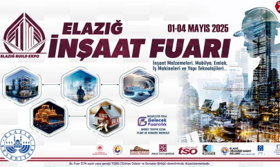 Elazığ Belediyesi'nin Düzenleyeceği İnşaat ve Yapı Fuarı, Perşembe Günü Başlıyor
