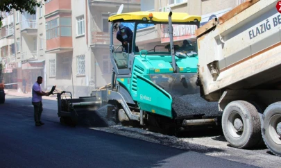 Elazığ'da Asfalt Seferberliği Başladı: Nisan Ayında 22 Bin Ton Asfalt Serildi