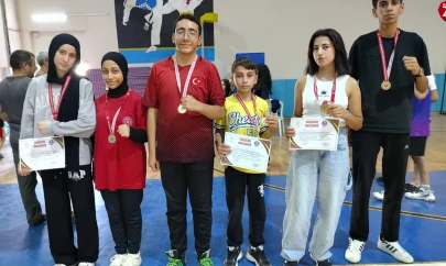 Elazığlı Sporculardan Wushu Kung Fu Şampiyonası'nda Büyük Başarı