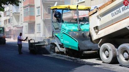 Elazığ'da Asfalt Seferberliği Başladı: Nisan Ayında 22 Bin Ton Asfalt Serildi