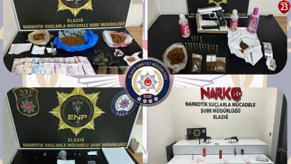 Elazığ'da Uyuşturucu Operasyonunda 7 Kişi Tutuklandı
