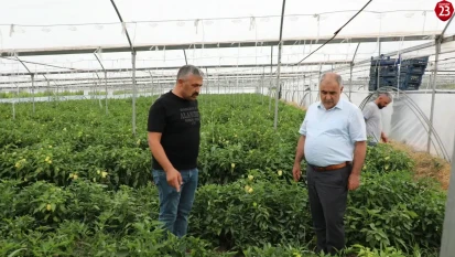 Tarım İl Müdürü Kıraç Köyü'nde Üretici Ziyaretinde Bulundu