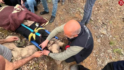 Elazığ'ın Palu İlçesinde Uçurumdan Düşen Vatandaş Kurtarıldı