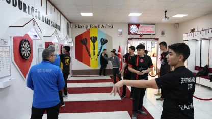 Elazığ'da Okul Sporları Dart Heyecanı Sona Erdi