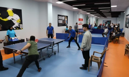Kurumlar Arası Masa Tenisi Turnuvası Elazığ'da Başladı