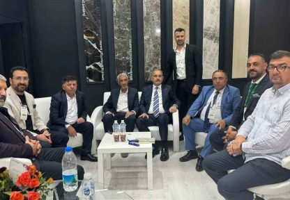 Elazığ Mermeri İzmir'de Parladı! Başkan Alan'dan Fuar Çıkarması