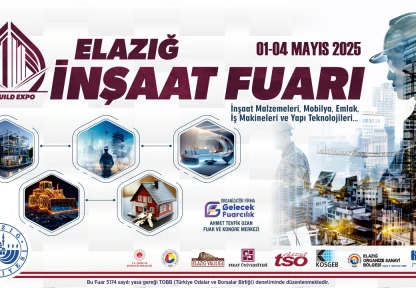Elazığ Belediyesi'nin Düzenleyeceği İnşaat ve Yapı Fuarı, Perşembe Günü Başlıyor