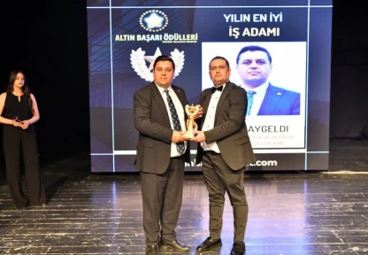 Veli Baygeldi'ye Yılın En İyi İş Adamı Ödülü