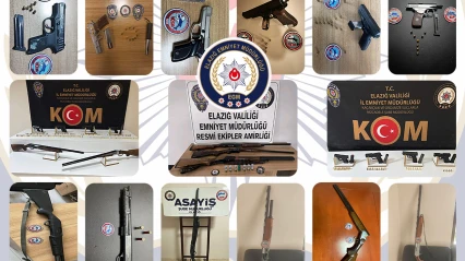 Elazığ'da Son Bir Ayda Büyük Asayiş Operasyonu: 115 Hükümlü Cezaevine Gönderildi