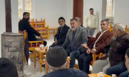 Başkan Vahap Gök, Pınartepe ve Karacimşit Mahallelerinde Vatandaşlarla Buluştu