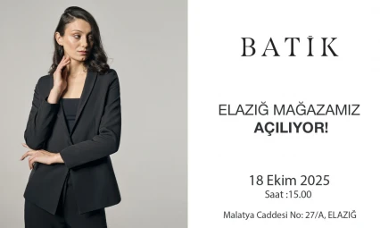 Batik, Elazığ'da Yeni Mağazasını Açıyor: Açılışta Özel İndirimler ve Sürprizler!