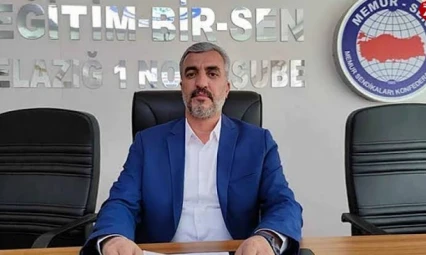 Eğitim-Bir-Sen Elazığ 1 No'lu Şube Başkanı İbrahim Bahşi'nden Öğretmenler Günü Mesajı