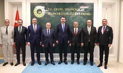 Elazığ Çimento Fabrikasının Taşınması İçin Bakan Kurum'a Ziyaret