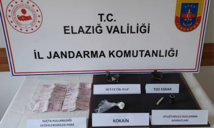Elazığ'da Jandarmadan Uyuşturucu Operasyonu: 1 Kişi Tutuklandı