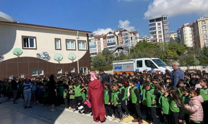 Elazığ'da Öğrencilere Afet Farkındalık Eğitimi Verildi