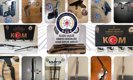 Elazığ'da Son Bir Ayda Büyük Asayiş Operasyonu: 115 Hükümlü Cezaevine Gönderildi