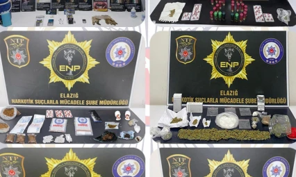 Elazığ'da Uyuşturucuya Geçit Yok: Son Bir Ayda 19 Tutuklama