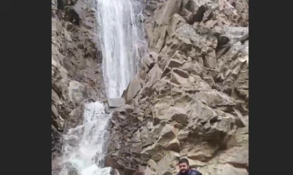 Elazığ'da Yağmurla Birlikte Ortaya Çıkan Şelale Görüntüsü Büyülüyor