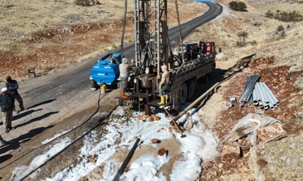 Elazığ İl Özel İdaresi, Kovancılar'da Yüksek Verimli Su Kaynağı Elde Etti