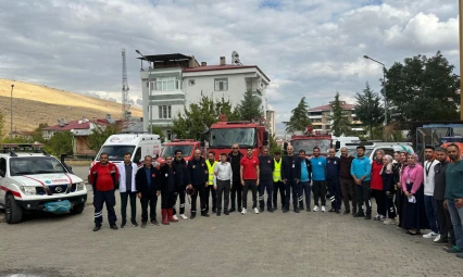 Elazığ Kovancılar İlçe Devlet Hastanesi'nde Gerçekçi Tatbikat