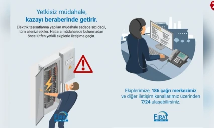 Fırat EDAŞ'tan Hayati Uyarı: Enerji Hatlarına İzinsiz Müdahale Can ve Mal Güvenliğini Tehdit Ediyor