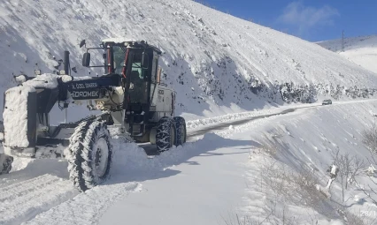 Kar Elazığ'ı esir aldı: 108 köy yolu ulaşıma kapandı