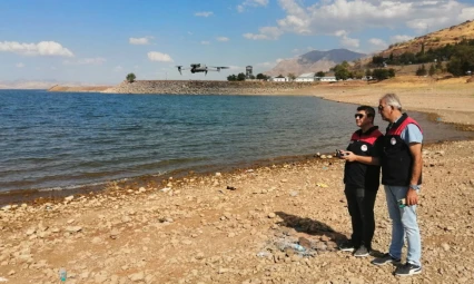Keban Baraj Gölü'nde Drone ile Balıkçılık Denetimi